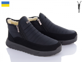 Paolla 3703 чорний (зима) ботинки женские