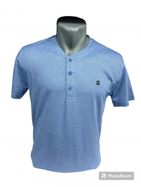 No Brand 6771 l.blue (лето) футболка мужские