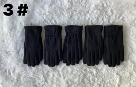 No Brand 3 black (зима) перчатки мужские