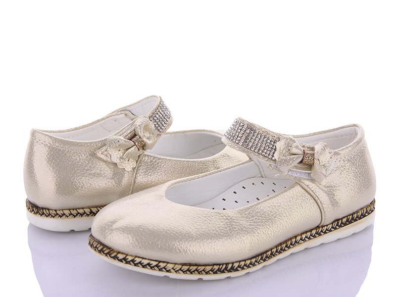 Pingu K044 gold (демі) туфлі дитячі