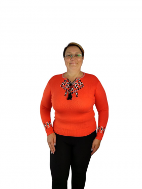 No Brand 1200 orange (зима) светр жіночі