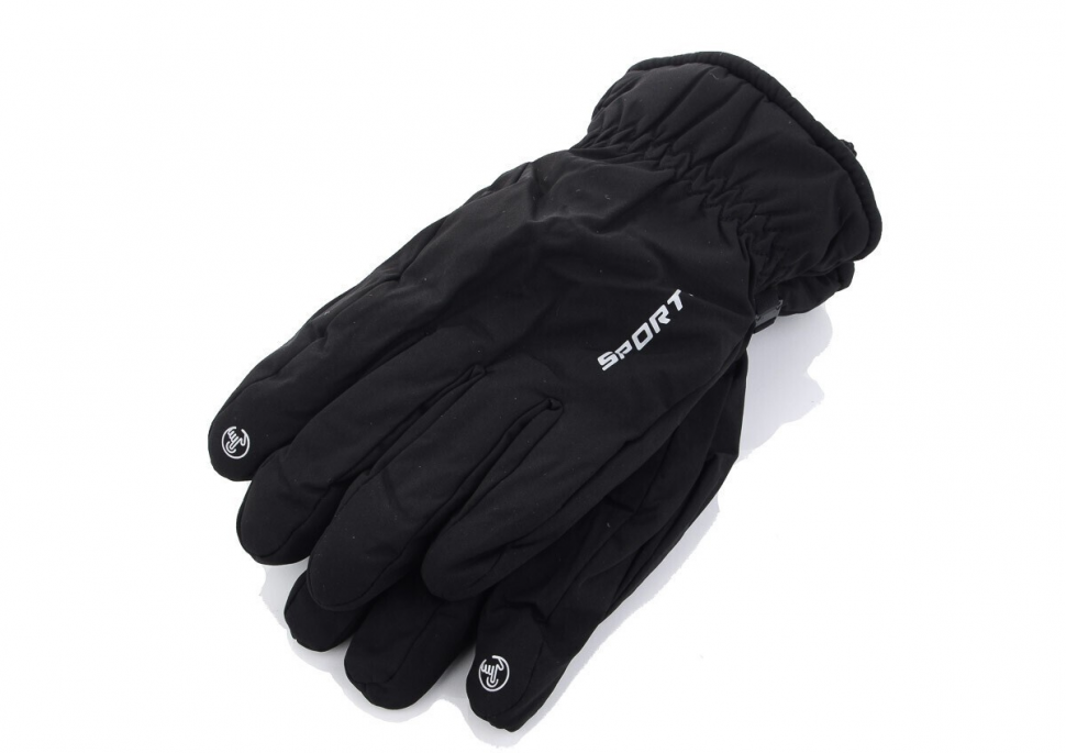 No Brand F1 black (зима) перчатки мужские