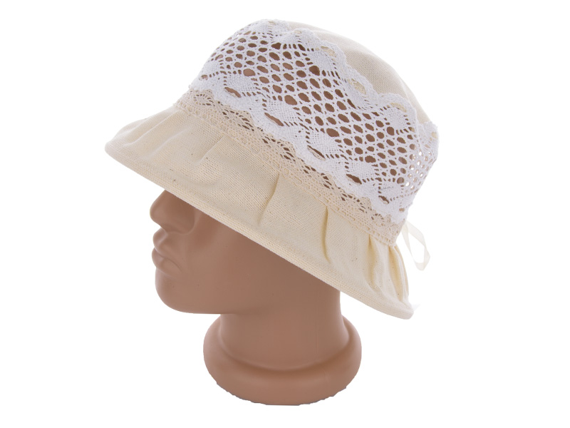 No Brand WI02 beige (літо) жіночі капелюх